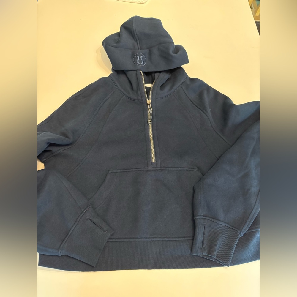 Lululemon scuba half zip hoodie size XS/S true navy - Picture 8 of 10